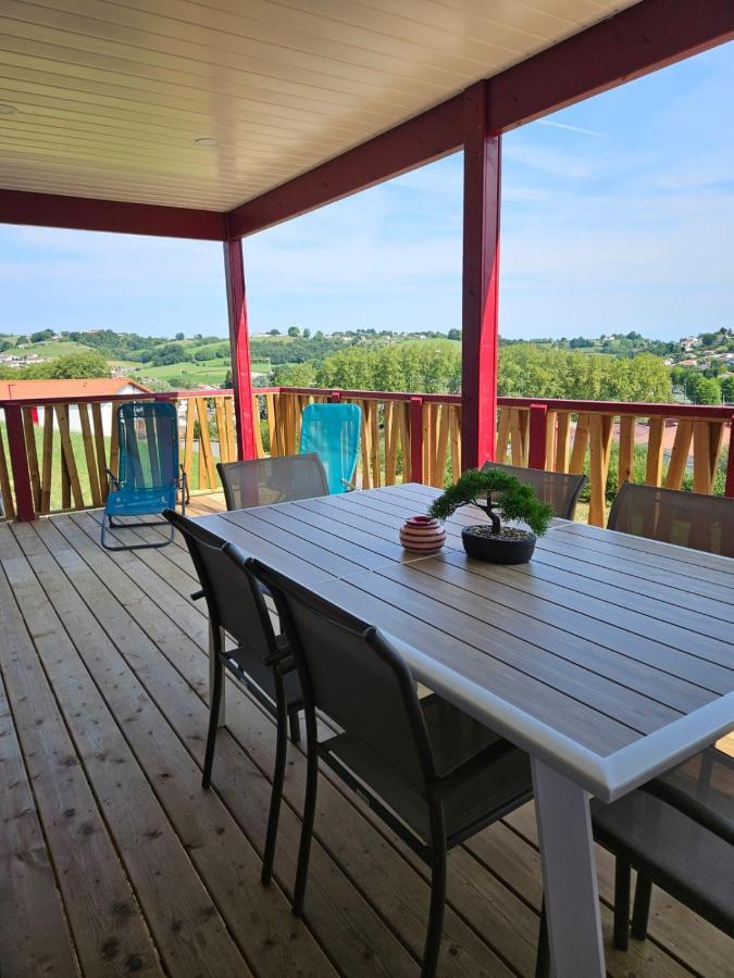 Chalet Avec Piscine, Climatisation & Vue De 2 A 6 Personnes - Hasparren - Pays Basque - Chalet Ibaia Экстерьер фото